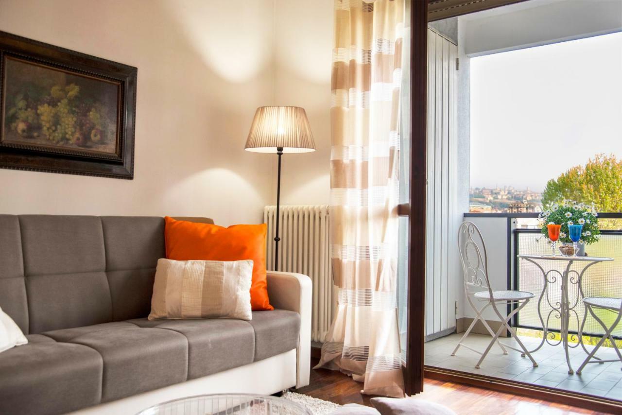 Chic Panoramic Apartment Bergamo Luaran gambar